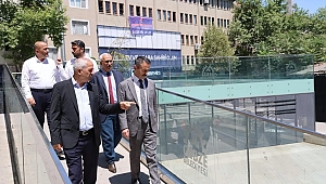 Başkan Büyükgöz ve Vali Aktaş, Tarihi Sarnıç’ta incelemelerde bulundu