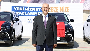 Başkan Büyükgöz Gebze’ye 32 yeni araç kazandırdı!