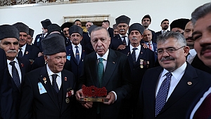 Veysel Tipioğlu, gazilerle birlikte Cumhurbaşkanı Erdoğan’la buluştu!