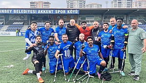 Gebze Ampute Futbol takımı sezonun açılışında rüzgâr gibi esti