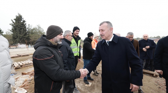 Büyükakın, çalışmaları bizzat inceledi