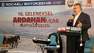 Vekil Tipioğlu, Ardahanlılar Kurtuluş Gecesi’nde hemşehrileriyle buluştu!