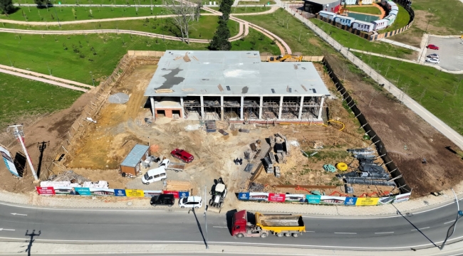 Gebze İtfaiye Hizmet Binası’nda ilerleme yüzde 60