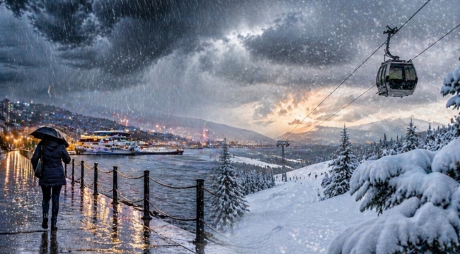 Kocaeli donacak! Sıcaklıklar çakılıyor, Kartepe’ye kar geliyor