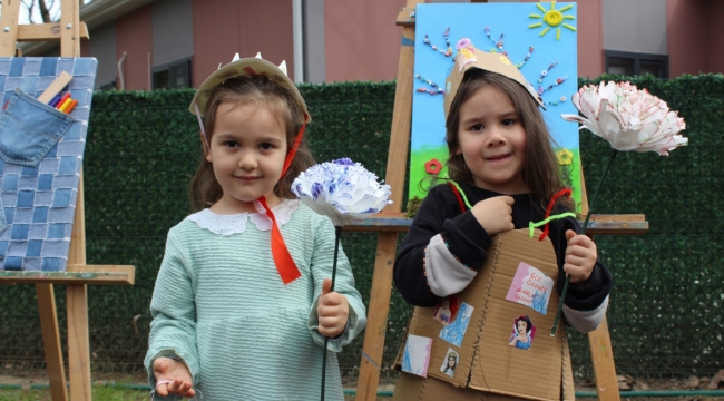 Lokomotif Çocuk Köyü’nde geri dönüşüm rüzgârı