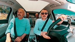 Büyükakın, Gebze’deki projeyi TOGG’la test etti!